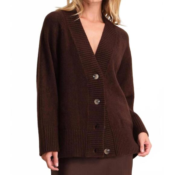 525 AMERICA Sweaters - NEW 525 AMERICA miller oversized cozy cardigan in coffee bean